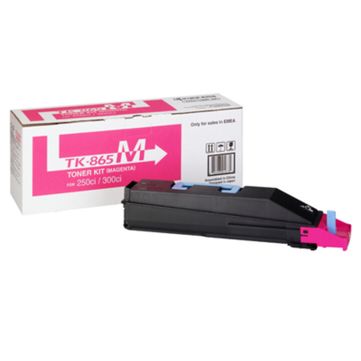 Tóner original kyocera tk-865m magenta 12.000 páginas