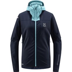 Veste Softshell hybride Haglofs LIM - t.blue/f.blue