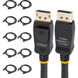 StarTech.com DISPL2M10PK câble DisplayPort 1.2 2 m noir