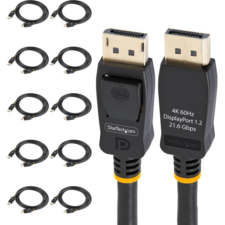 StarTech.com DISPL2M10PK DisplayPort-Kabel 1.2 2 m schwarz