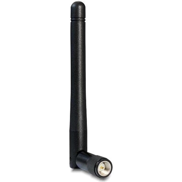 DELOCK WLAN 802.11 ac/a/b/g/n Antenne SMA Stecker 2 dBi omnidirectionnelle avec kippgelenk noir