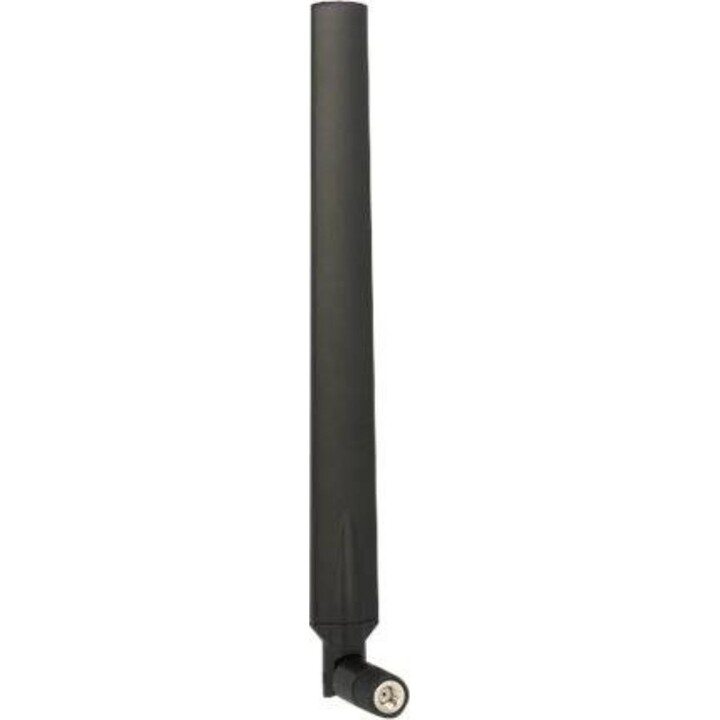 DELOCK Antena WLAN RP-SMA 802.11 ac/a/h/b/g/n 4-7 dBi omnidireccional, versión giratoria, color negro