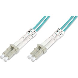 Câble de brassage DIGITUS LWL LC-LC 20,00 m Multimode Duplex OM3