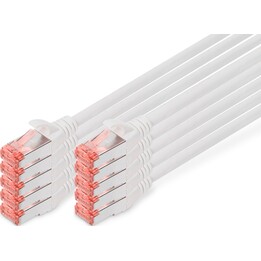 Câble réseau Digitus DK-1644-0025-WH-10 Blanc 0,25 m Cat6 S/FTP (S-STP)