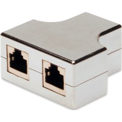 Digitus AT-AG 2X8/8 inverseur de genre pour 2 câbles RJ-45 1x RJ-45 Gris