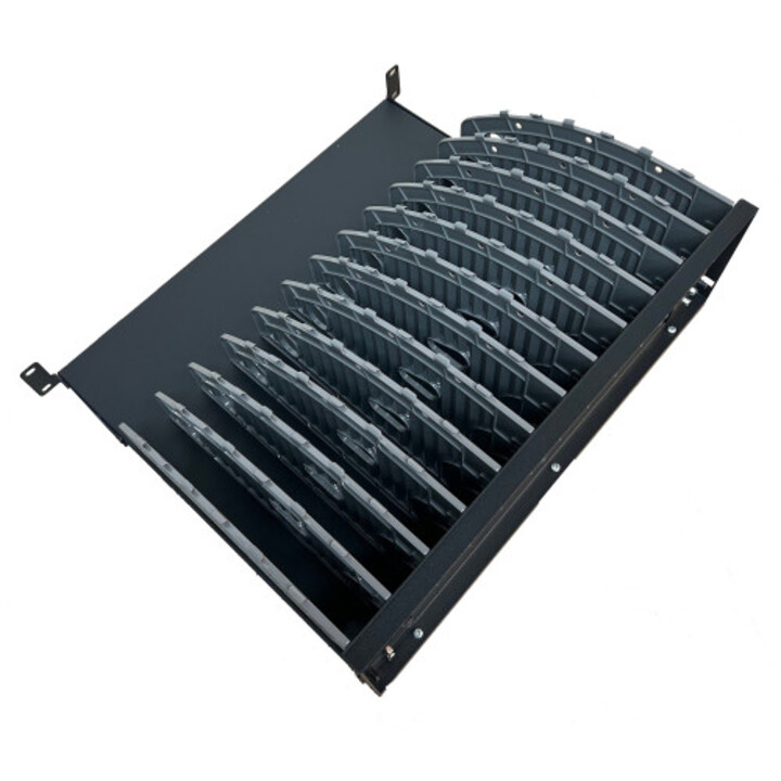 Organizzatore per stazione di ricarica Ewent Ew1721 in acrilonitrile butadiene stirene (ABS), metallo, plastica nera