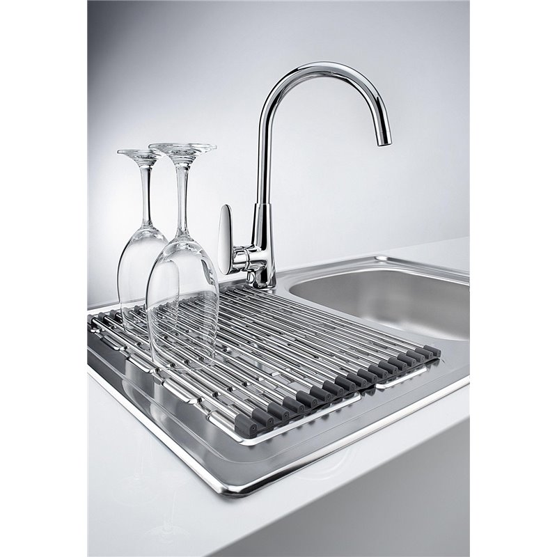 Deante Soul Steel sink, 1-bowl with drainer ZEO_3113 780 x 490 x 160 décor
