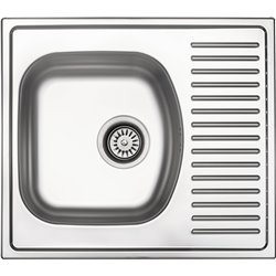 Deante ZMU 3113, fregadero de acero de 1-bowl con drenaje