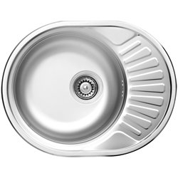 Deante Zeu 311c, 1-Bowl-Stahlwaschbecken mit Entwässerung