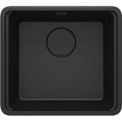 Deante Momi Granite sink, 1-bowl ZKM_G10A 500 x 450 x 230 metallic graphite