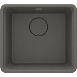 Deante Momi Fregadero de granito, 1 cubeta ZKM_T10A 500 x 450 x 230 antracita metálico