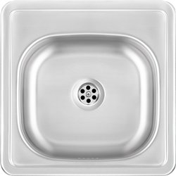 Deante Zmu 0100, fregadero de acero de 1-bowl