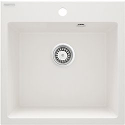 DeAnte ZQJ A103, évier de granit 1-bowl, albâtre