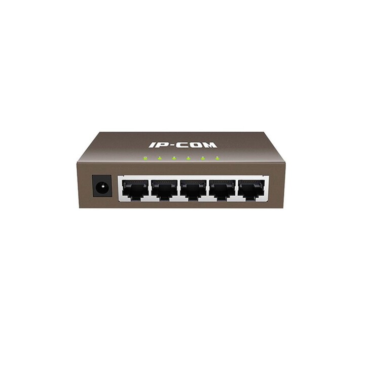 Switch 5p 10/100/1000 Gigabit Nicht managebar IP-COM / Metallgehäuse / G1005