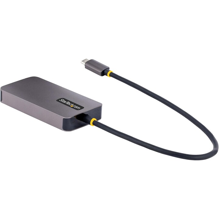 USB C Video Adapter, USB Type C to HDMI VGA DVI Adapter, Multiport Display Adapter, Compatible with Thunderbolt 3/4, Travel Adap