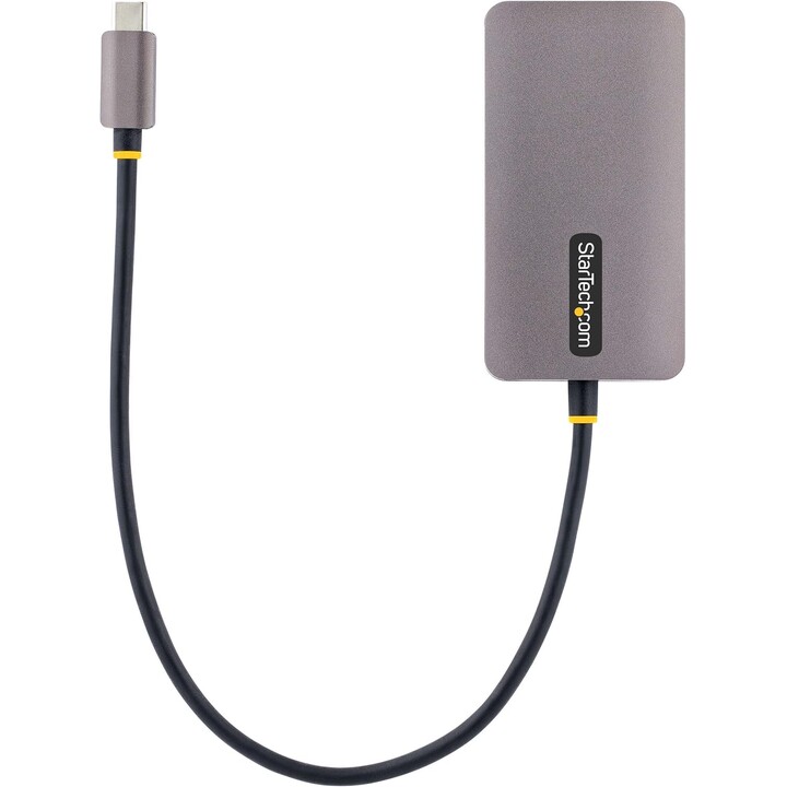 USB C Video Adapter, USB Type C to HDMI VGA DVI Adapter, Multiport Display Adapter, Compatible with Thunderbolt 3/4, Travel Adap