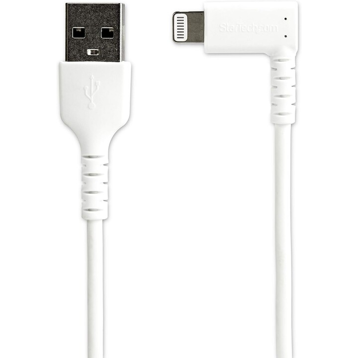 StarTech.com RUSBLTMM1MWR câble Lightning USB-A robuste 1 m blanc