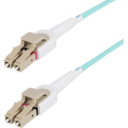 Startech.com 5M LC a LC (UPC) Cable de fibra multimodo conmutable OM4 Cable de fibra óptica conmutable
