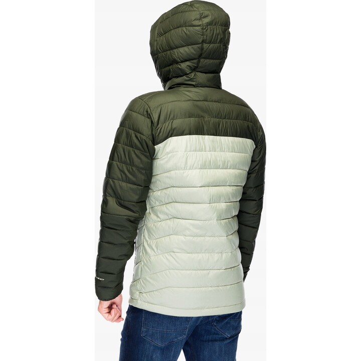 Chaqueta con capucha Columbia Powder Lite II - safari/paisaje verde XL