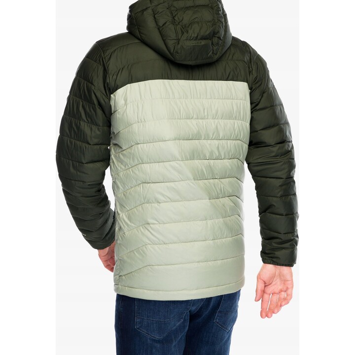 Chaqueta con capucha Columbia Powder Lite II - safari/paisaje verde XL