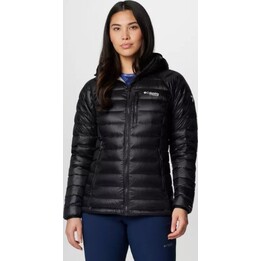 Casaco de Penas Feminino Columbia Arctic Crest Down Hooded Jacket - preto M
