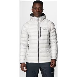Giacca con cappuccio Columbia Arctic Crest Down - grigio nimbus