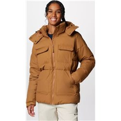 Women's Winter Jacket Columbia Longhorn Ridge Insulated Jacket - camel brown S