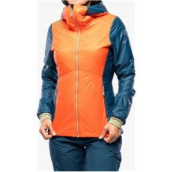 Casaco La Sportiva Alpine Guide Primaloft Hoody - tomate cereja/azul tempestade M