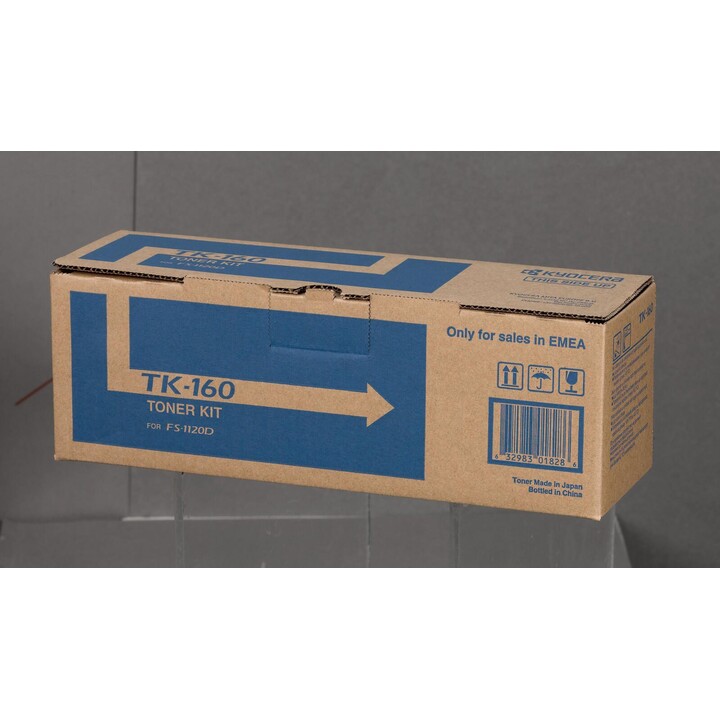 Toner noir Kyocera TK-160 dorigine, 2 500 pages (1T02LY0NLC) pour ECOSYS P2035d, FS-1120D