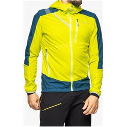 Veste softshell La Sportiva Aequilibrium Softshell Jkt - Lime Punch/Bleu orage