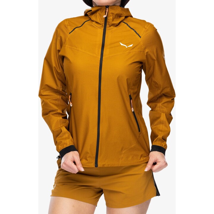 Giacca da donna con membrana Salewa Pedroc PTX 2.5L Light Jacket - marrone dorato