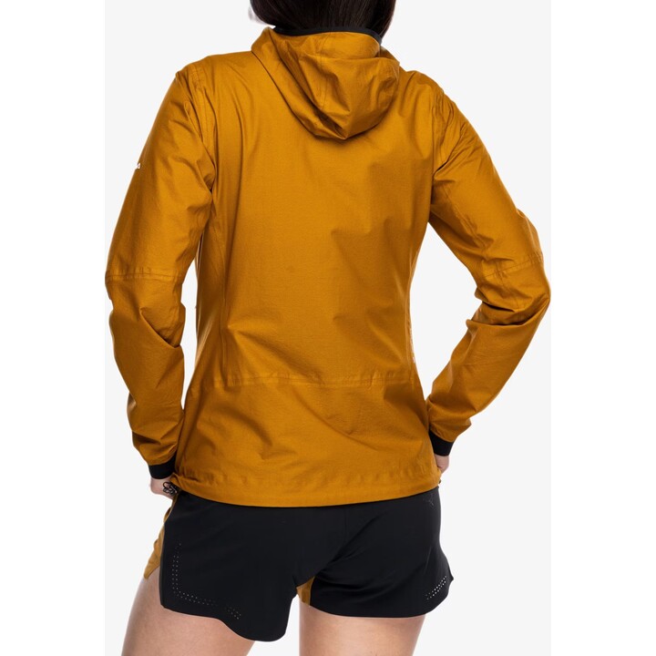 Chaqueta ligera Salewa Pedroc PTX 2.5L para mujer con membrana - marrón dorado