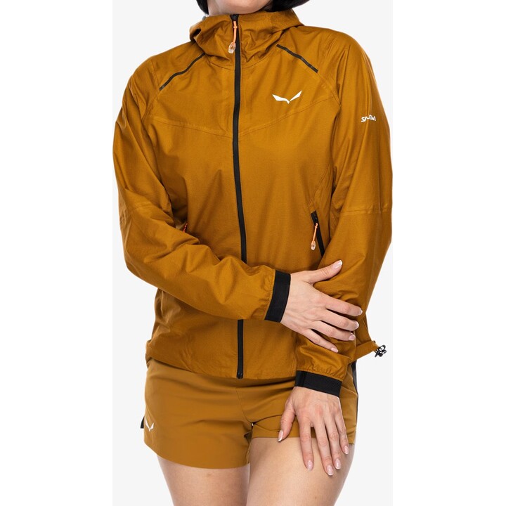 Women's Jacket with Membrane Salewa Pedroc PTX 2.5L Light Jacket - golden brown