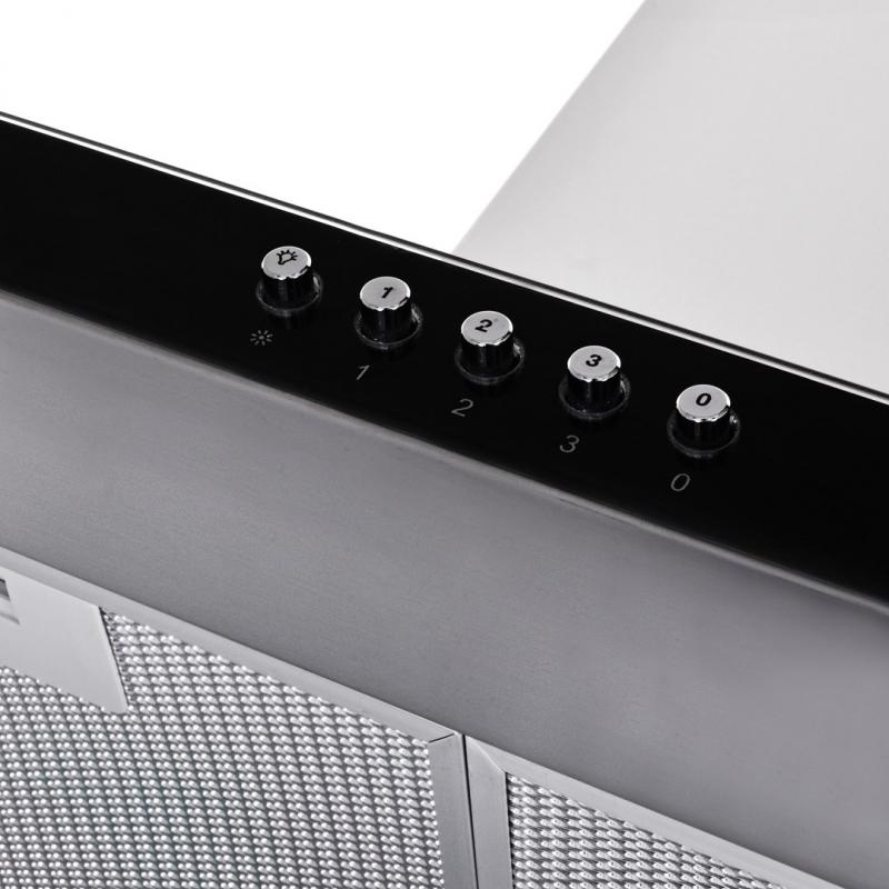 Akpo WK-4 Feniks Slim Glass 60 INOX ECO Wall-mounted Stainless steel