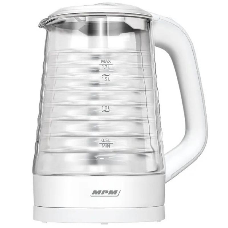 MPM MCZ-124 tetera eléctrica 1,7 L 2200 W Blanco