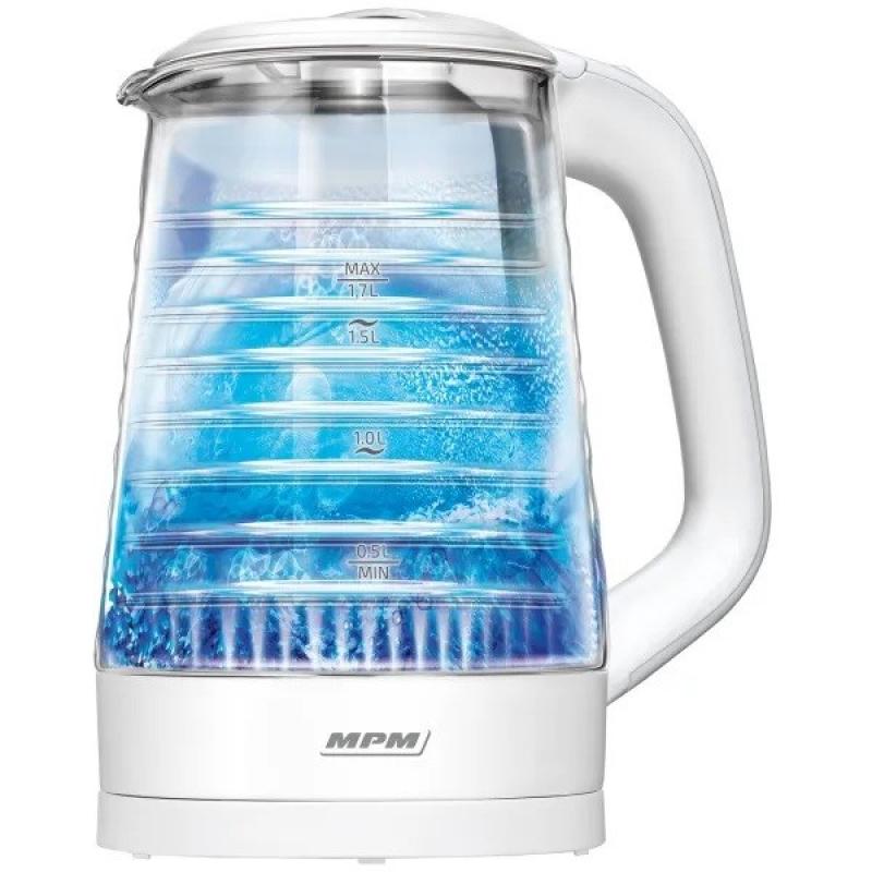 MPM MCZ-124 tetera eléctrica 1,7 L 2200 W Blanco