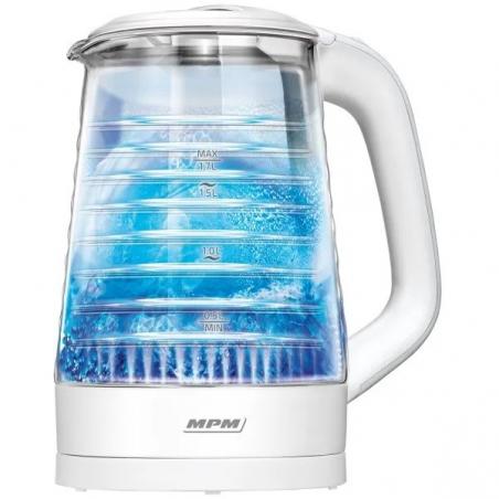 MPM MCZ-124 tetera eléctrica 1,7 L 2200 W Blanco