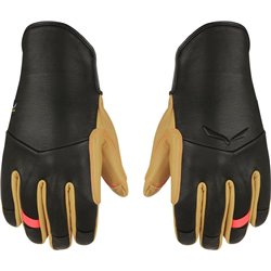 Ortles am leather women-black out-2500-6080-6(s) gloves SALEWA