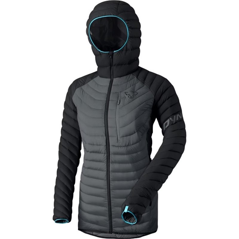 Chaqueta con capucha Dynafit Radical Down para mujer (negra) M
