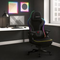 Silla gaming Force RGB Black Mesh