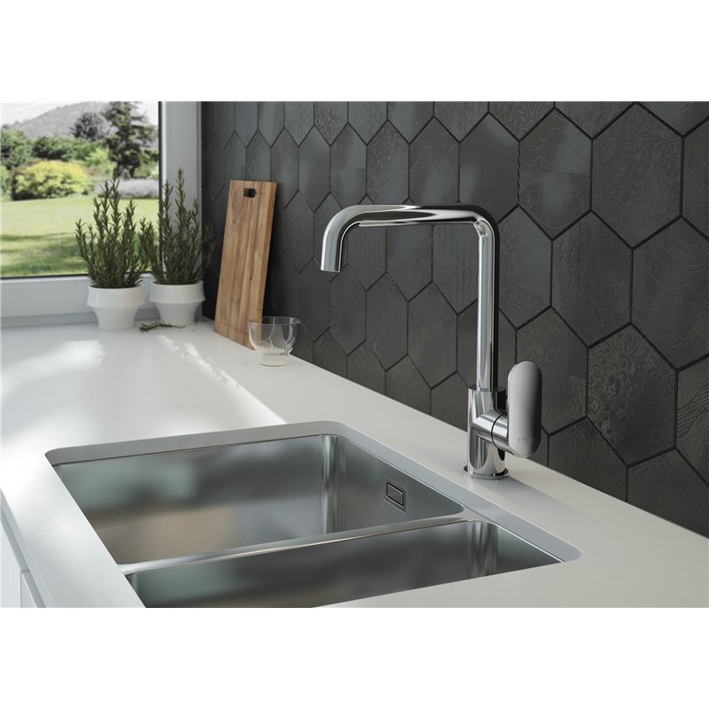 DeAnte BGA 063M, robinet de cuisine, Chrome