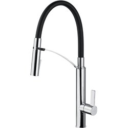 DEANTE BGB B720, grifo de cocina, negro/cromo