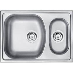 Deante Zex 3503, 1,5-low-Stahlspüle