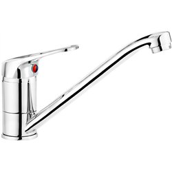 Deante BYU 060M, grifo de cocina, cromo