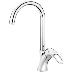 Deante BED 062m, grifo de cocina, cromo