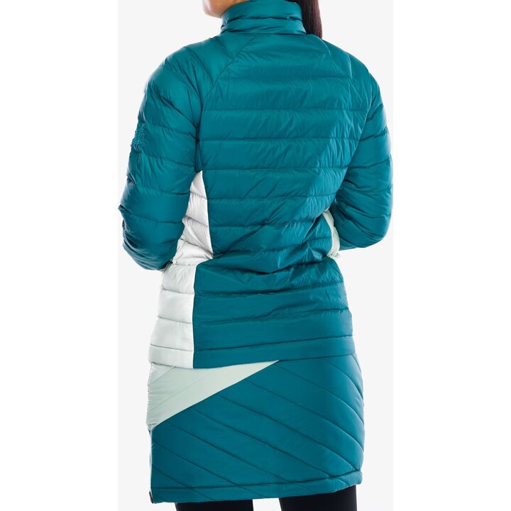 Casaco de penas para mulher Turbat Treknorak - dragonfly turquoise/silt green