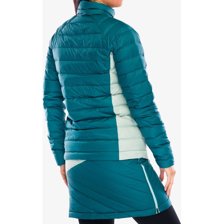 Casaco de penas para mulher Turbat Treknorak - dragonfly turquoise/silt green