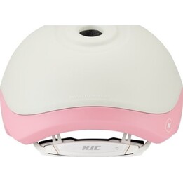 Capacete de bicicleta HJC Geo cinzento mate/rosa