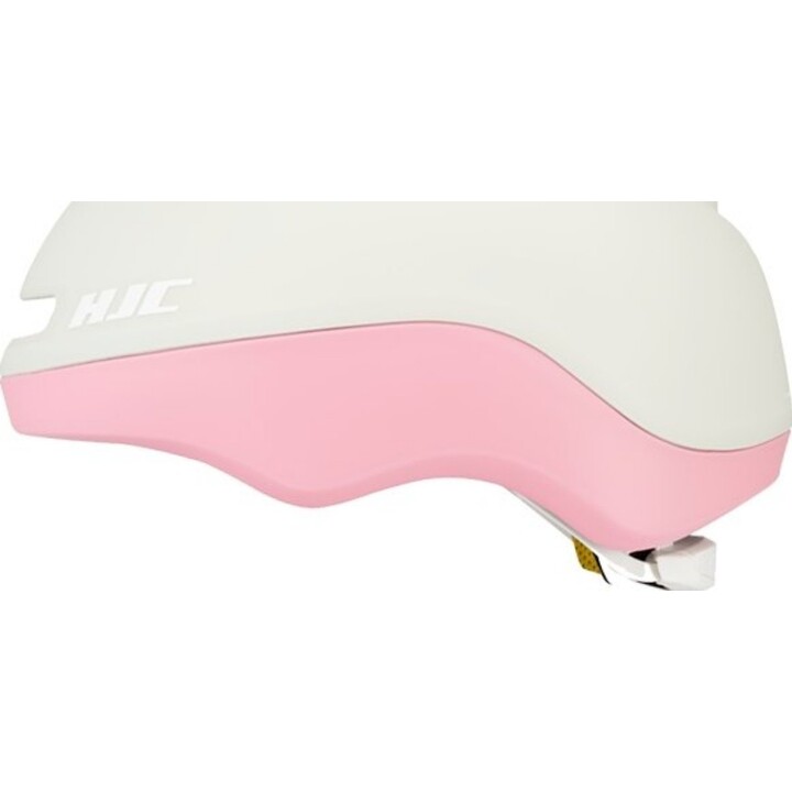 Capacete de bicicleta HJC Geo cinzento mate/rosa