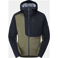 Veste Rab Cinder Kinetic - kaki clair/béluga